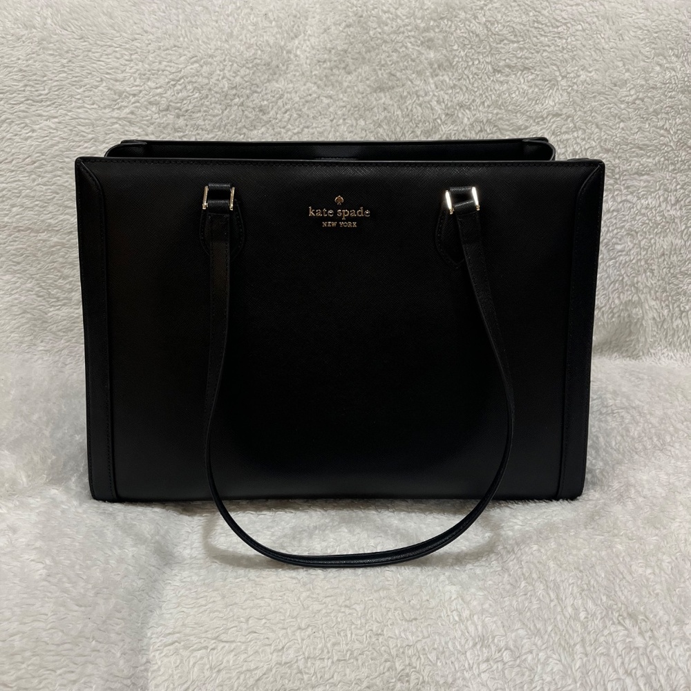 LIKE NEW Kate Spade Madison Saffiano East West Laptop Tote